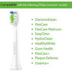 Buy Power Up Electric Toothbrush Handle by Guhiwuk Heads Replacement for Philips sale in UAE