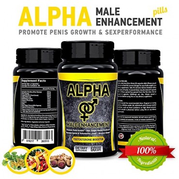 Original Natural Alpha Male Enhancement Pills (Penis Enlargement) & Sex Performance Testosterone Booster Made in USA sale in UAE