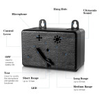 Lambow Mini Bark Control Device Outdoor Anti Barking Deterrent Ultrasonic Dog Bark Control Sonic Bark Deterrents Silencer Stop Barking Bark Stop Repeller (NEW VERSION)