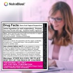 Shop NutraBlast Boric Acid Suppositories 600mg w/Vaginal Applicator - pH Balance for Women, Feminine Care - Made in USA
