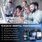 Alpha Male Extra Strength Brain Booster for More Focus, Boost Energy, Better Memory - Best Brain Supplement Available in UAE