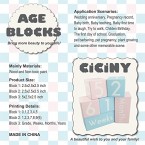baby milestone blocks baby age blocks for baby pictures shop online in UAE