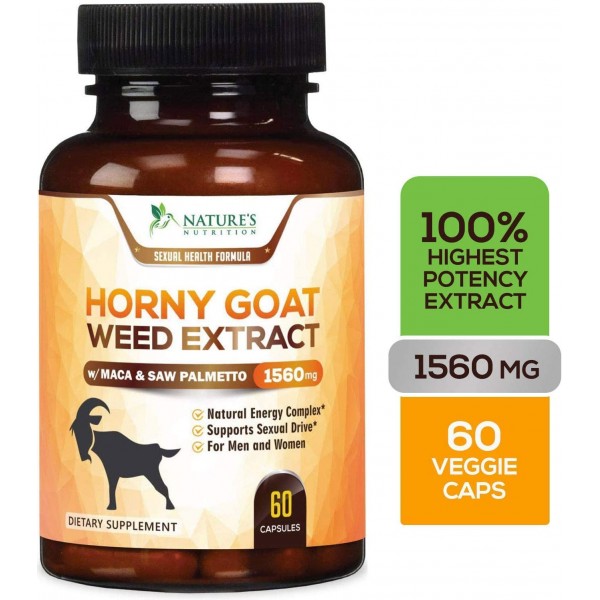 Best Horny Goat Weed Extra Strength for Men & Women - Made in USA Sale in UAE