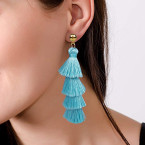 Get online Imported Blue Tassel Earrings for Girls In UAE 