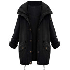 Buy online High Quality Women`s 2 piece Hodded+Coat Jacket in UAE 