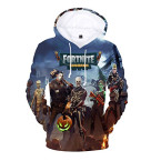 Yeawooh Fortnite 3D Printing Unisex Hoodie Novelty Youth Game Sweatshirt Pullover Size M (Brown)