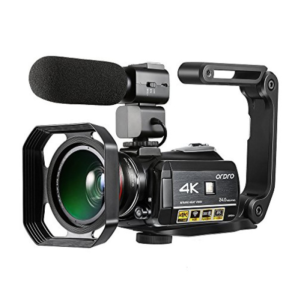 Buy 4k Camcorder, Ordro Ac3 Ultra Hd Video 1080p..