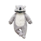 mikistroy baby snowsuit winter jumpsuit romper thick hoodie footies outfit shop online in UAE