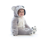 mikistroy baby snowsuit winter jumpsuit romper thick hoodie footies outfit shop online in UAE