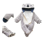 mikistroy baby snowsuit winter jumpsuit romper thick hoodie footies outfit shop online in UAE