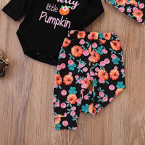 halloween infant baby girls little pumpkin long sleeve romper shop online in UAE