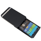 Binmer Anti-Side Wallet for Men Zenlet Credit Card Package Anti-Side Wallet Action Wallet Push-Pull Card Holder (Black)