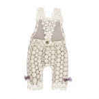 design revolution lace baby romper ivory vintage purple accents shop online in UAE