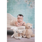 design revolution lace baby romper ivory vintage purple accents shop online in UAE