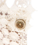 design revolution lace baby romper ivory vintage purple accents shop online in UAE