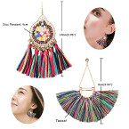 Get online Best Quality Fan Shape Earrings in UAE 