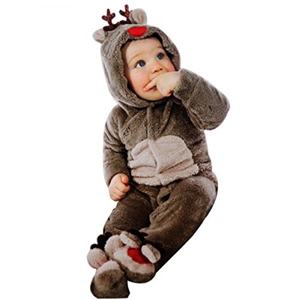 chercherr baby girl winter warm romper outfits christmas cut deer outerwear shop online in pakistan