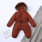 vekdone kid baby romper jacket hooded jumpsuit warm thick coat outfit shop online in UAE