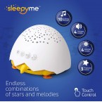 SleepyMe Smart Sleep Soother | White Noise Sound Machine | Baby & Toddler Star Projector | USB Cord or Batteries | Runs 30min, 60min or All Night | Baby Gifts | Portable Sleep Aid Night Light for Crib