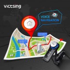 Bluetooth FM Transmitter for Car Voice Navigation Radio Transmitter by VicTsing imported from USA