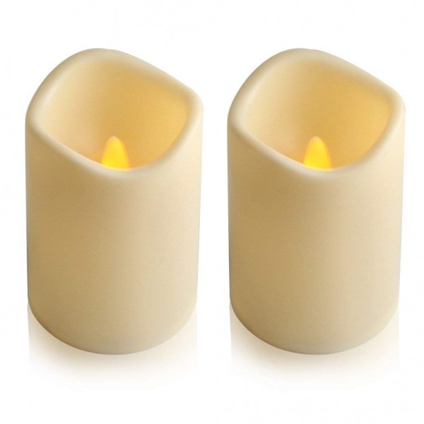 2 pack flameless candles with timer 3 shop online in UAE