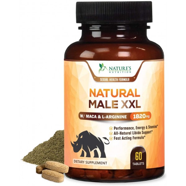 Natural Male XXL Pills - Fast Acting Formula - Supports Energy, Performance & Mood | Made in USA Shop Online in UAE