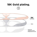 Buy Elago Dust Guard For Airpods Rose Gold  18k Gold Plating Protect Airpods For Sale In UAE