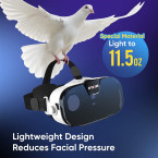 Virtual Reality Headset, OPTOSLON 3D VR Glasses for Mobile Games and Movies, Compatible 4.7-6.2 inch iPhone/Android Phone, Including iPhone XS/X/8/8Plus/7/7Plu