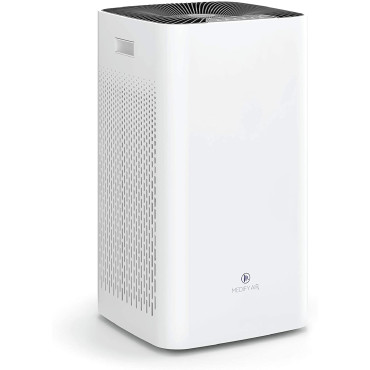 Medify Air MA-112 V2.0 Air Purifier with H13 HEPA Filter - a Higher Grade of HEPA | Covers 2,400 sq ft - Allergies, Smog, Odors, Smoke, Pets Dander, Dust | Dual Intake with 2 Filters | White, 1-Pack Medify Air MA-112 V2.0 Air Purifier with H13 HEPA Filter - a Higher Grade of HEPA | Covers 2,400 sq ft - Allergies, Smog, Odors, Smoke, Pets Dander, Dust | Dual Intake with 2 Filters | White, 1-Pack