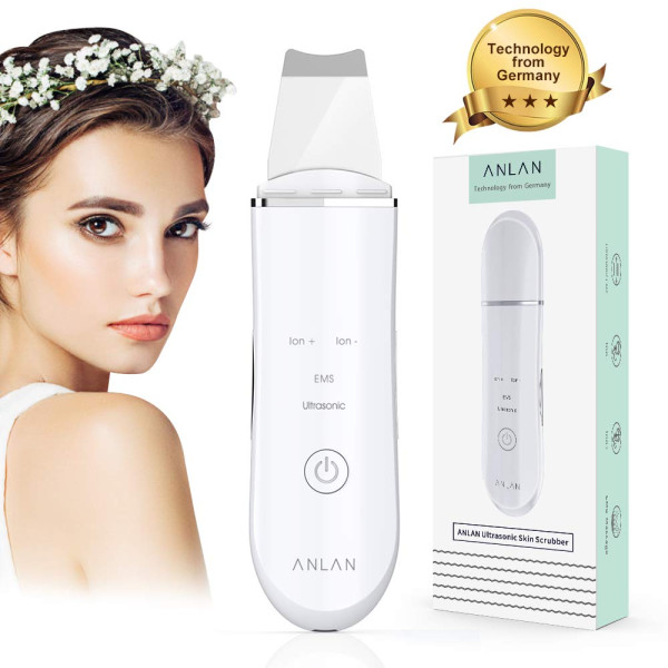 Skin Scrubber Face Spatula by ANLAN | Ultrasonic Face Scrubber Sale in UAE