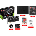 MSI Gaming GeForce GTX 1660 128-Bit HDMI/DP 6GB GDRR5 HDCP Support DirectX 12 Dual Fan VR Ready OC Graphics Card (GTX 1660 Gaming X 6G)