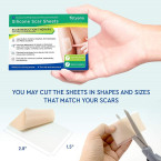 Buy Reusable Silicone Scar Removal Sheets by Tatyana Naturals Cure for Stretch Marks, Surgery Scars, C-Section, Acne Scars