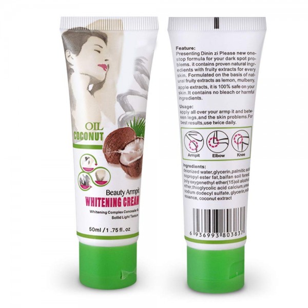 Oil Coconut Beauty armpit Whitening Cream USA Made buy in UAE online   