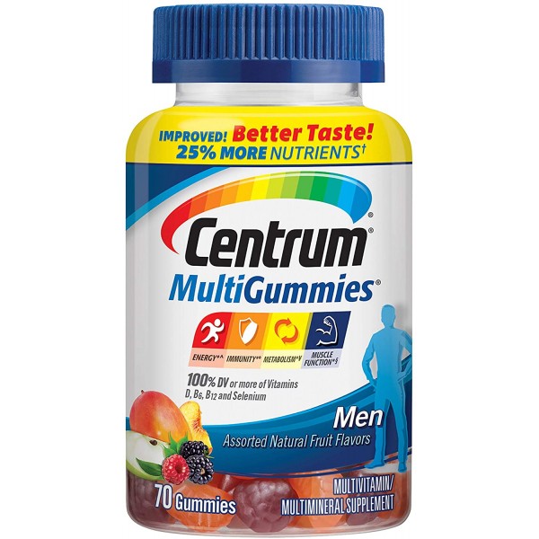 100% Original Centrum Men MultiGummies Multivitamin / Multimineral Supplement Sale in Pakistan