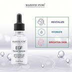 MAJESTIC PURE EGF Scar Serum for Face - Reduce Appearance of Acne Scars, Marks, Wrinkles, and Dark Spots Sale in UAE