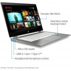 HP Chromebook x360 14-inch HD Touchscreen Laptop, Intel Celeron N4000, 4 GB RAM, 32 GB eMMC, Chrome (14b-ca0010nr, Ceramic White/Mineral Silver)