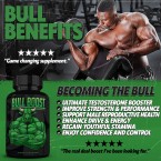 Bull Boost Male Testosterone Booster - Increase Size, Mood & Stamina - Made in USA Online in UAE