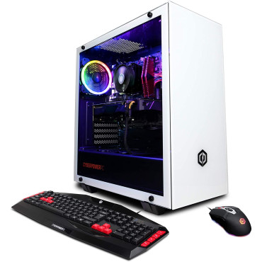 CYBERPOWERPC Gamer Master Gaming PC, AMD Ryzen 5 3600 3.6GHz, GeForce GTX 1660 6GB, 16GB DDR4, 500GB PCI-E NVMe SSD, Wi-Fi & Windows 10 Home (GMA1400A)