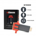 Retro Game Console and Nintendo Switch Accessories - Upgrade Your Graphics Card with mClassic Plug and Play Real-Time Enhancer for Classic Gamers, Compatible with Original Xbox, Playstation, Wii, etc