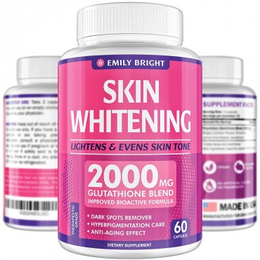 Top Selling Glutathione Whitening Pills | Best for Dark Spots & Acne Scar Remover - Made in USA Available in UAE