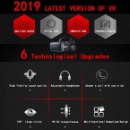 VR Headset for iPhone & Android Phone,3D VR Glasses for TV,Movies & Video Games,VR Headset with Remote Controller,Virtual Reality Headset for iPhone/Android Phone Compatible 4.7-6 inch