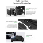 VR Headset for Cellphone, Adjustable 3D VR Glasses with Headphone for Mobile Games and Movies, Compatible 4.7-6.5 inch Screen iPhone & Android, Works with Google Cardboard, Black