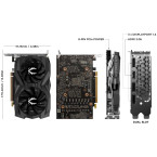 ZOTAC Gaming GeForce GTX 1660 Super 6GB GDDR6 192-bit Gaming Graphics Card, Super Compact, ZT-T16620F-10L