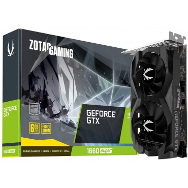 ZOTAC Gaming GeForce GTX 1660 Super 6GB GDDR6 192-bit Gaming Graphics Card, Super Compact, ZT-T16620F-10L