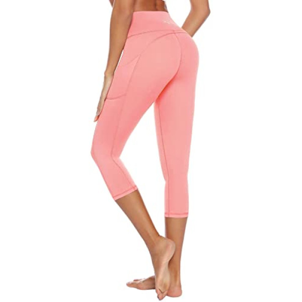 Auu High Waisted Leggings With Pockets Workout L..