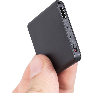 TileRec - Slimmest Voice Activated Recorder with 145 Hours Recording Capacity, MP3 Records, 24 Hours Battery Time, Metal Case – by Atto Digital TileRec - Slimmest Voice Activated Recorder with 145 Hours Recording Capacity, MP3 Records, 24 Hours Battery Time, Metal Case – by Atto Digital