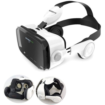 XINHUANG Morjava 3D VR Glass Head Mount Virtual Reality 3D Video Glasses for 4~6'' Android iOS Smartphones 3D Movies Google Cardboard (Size : Z4)