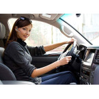 Bluetooth Headset, HonShoop Wireless Bluetooth Earpiece V5.0 Hands-Free Earphones with Stereo Mic, Compatible iPhone Android Cell Phones Driving/Business/Office (Red) (Red)