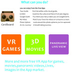 Cardboard VR by IHUAQI 2 Pack with Headstrap Fully Assembled Compatible with Android and iPhone Up to 6 inch Including Comfortable Nose Foam and Forehead Pad