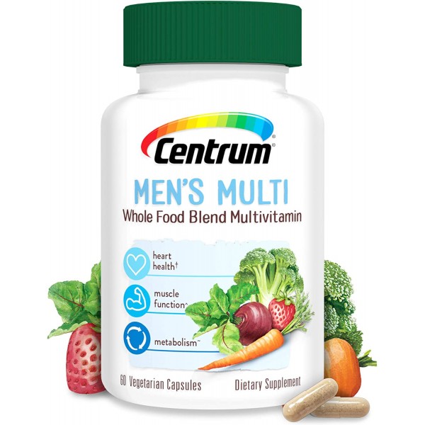 Buy Original Centrum Whole Food Multivitamin for Men, Gluten Free Dietary Supplement
